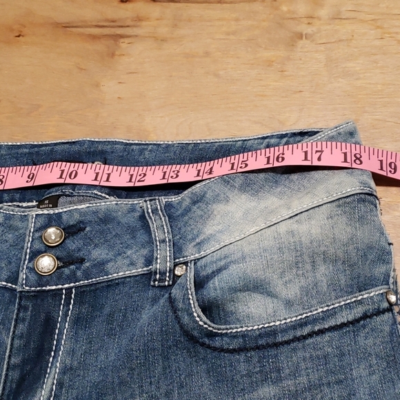LADIES BODY CENTRAL EMBELLISHED JEANS SIZE 15 - Picture 12 of 16
